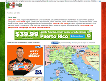 Tablet Screenshot of carteitalie.com